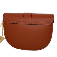 Bolso Bandolera de Piel Natural para Mujer – Diseño Elegante y Compacto con Dos Correas de Diferente Longitud, Color Marrón - BIOLUXSO